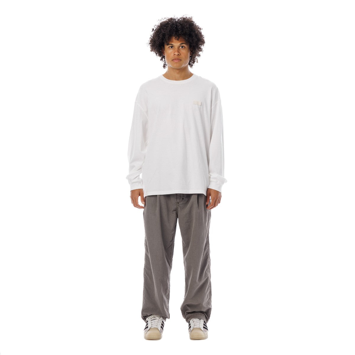 Sandinista Nylon 2Tuck Pants - Overdyed サンディニスタ ナイロン 2タック パンツ オーバーダイ 60426PS05-BT【メンズ ナイロンパンツ ドローコード 裾ゴム 26SS】