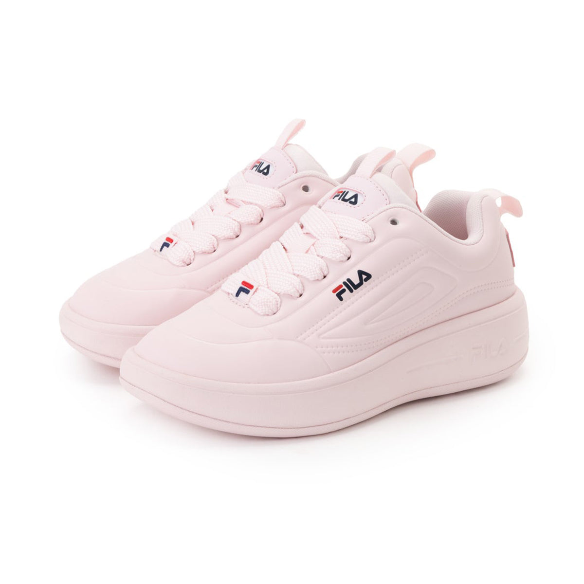 FILA SUPERBUBBLE フィラ スーパーバブル FM0100995541【レディース 厚底 オーバーサイズシルエット レースアップ クッション性 26SS】