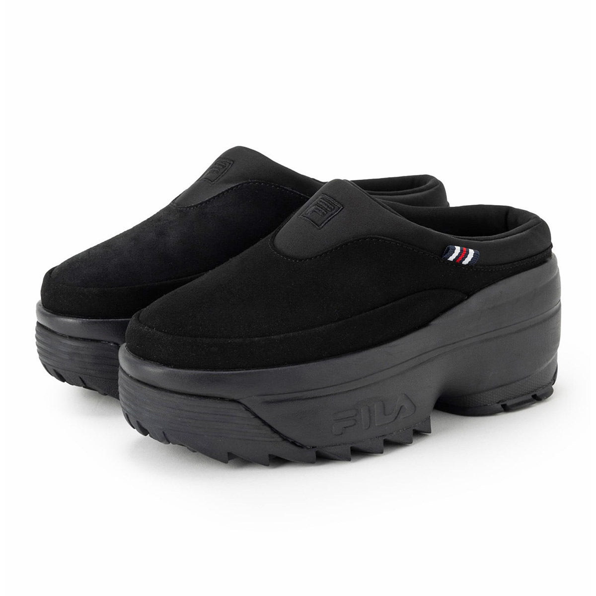 FILA DISRUPTOR WEDGE MOC フィラ ディスラプター ウェッジ モック FM0101019014【レディース ミュール 厚底ミュール プラットフォームソール ボリュームソール シャークソール 26SS】