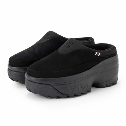 FILA DISRUPTOR WEDGE MOC フィラ ディスラプター ウェッジ モック FM0101019014【レディース ミュール 厚底ミュール プラットフォームソール ボリュームソール シャークソール 26SS】
