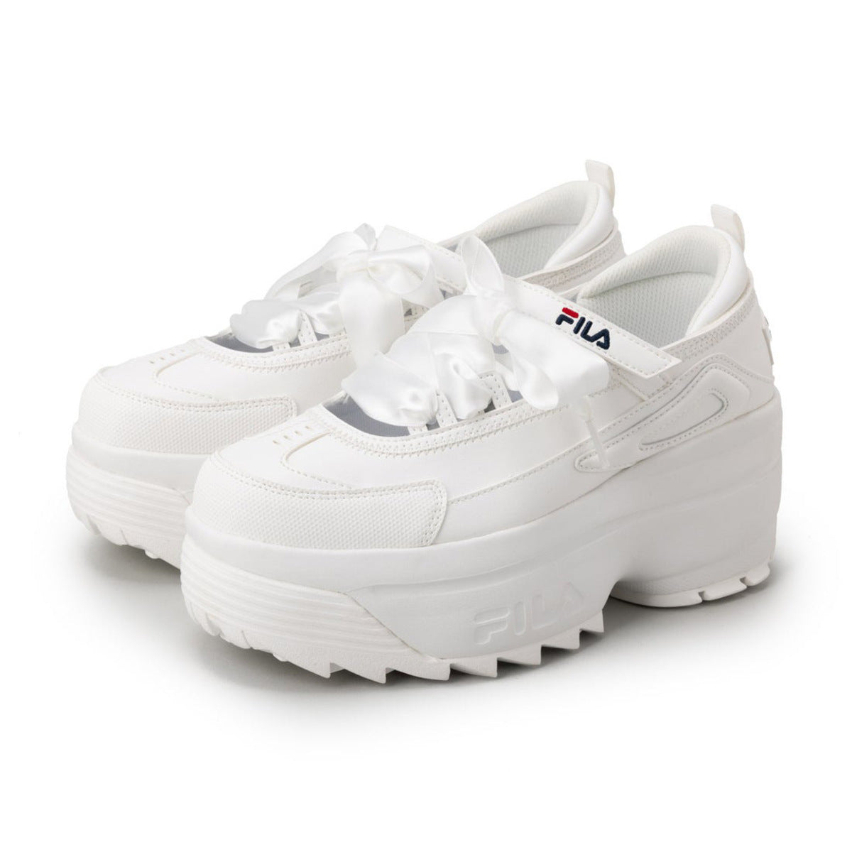 FILA DISRUPTOR WEDGE BALLET フィラ ディスラプターウェッジバレエ FM0101978100【レディース メリージェーン 厚底シューズ シャークソール プラットフォームソール 26SS】