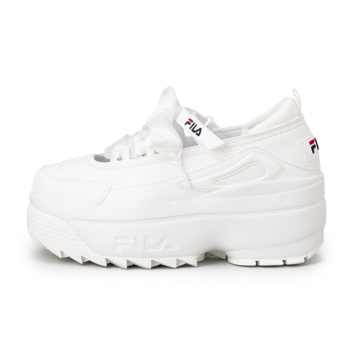FILA DISRUPTOR WEDGE BALLET フィラ ディスラプターウェッジバレエ FM0101978100【レディース メリージェーン 厚底シューズ シャークソール プラットフォームソール 26SS】