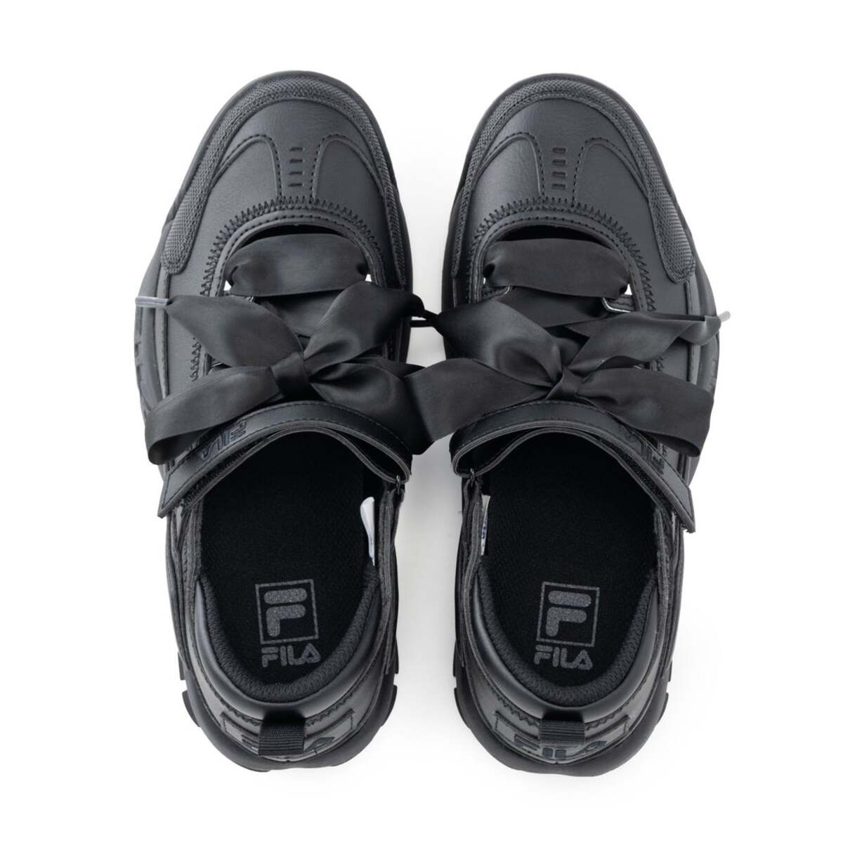 FILA DISRUPTOR BALLET フィラ ディスラプターバレエ FW0101024014【レディース メリージェーン 厚底シューズ ベルクロストラップ プラットフォームソール ボリュームソール 26SS】