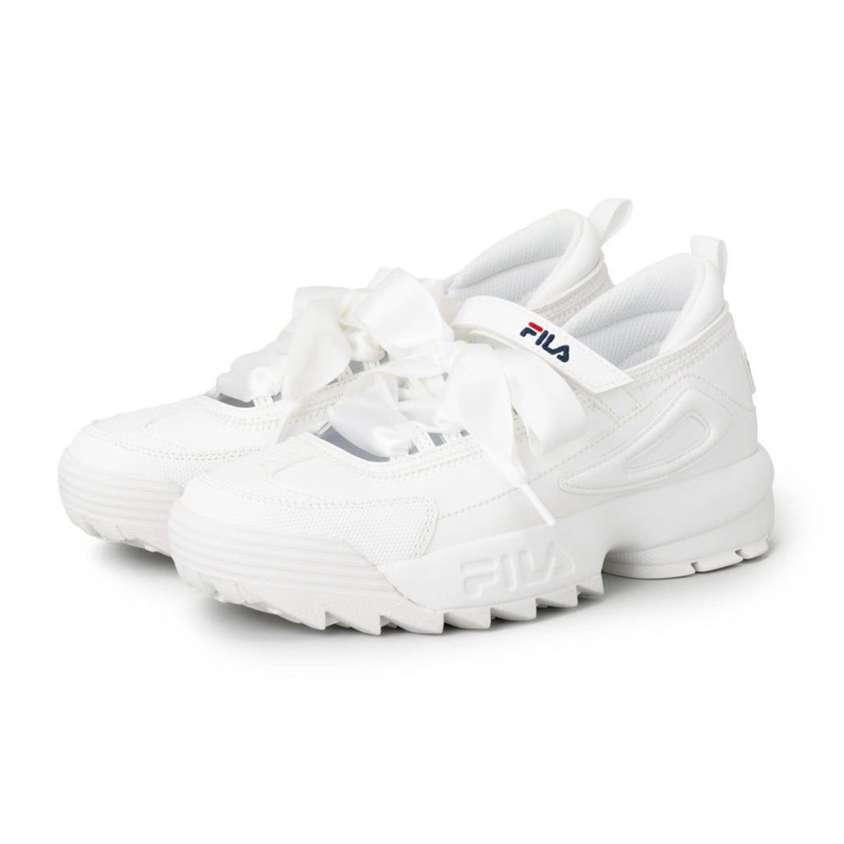 FILA DISRUPTOR BALLET フィラ ディスラプターバレエ FW0101024100【レディース メリージェーン 厚底シューズ ベルクロストラップ プラットフォームソール ボリュームソール 26SS】
