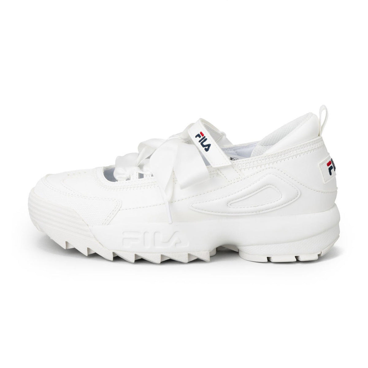 FILA DISRUPTOR BALLET フィラ ディスラプターバレエ FW0101024100【レディース メリージェーン 厚底シューズ ベルクロストラップ プラットフォームソール ボリュームソール 26SS】
