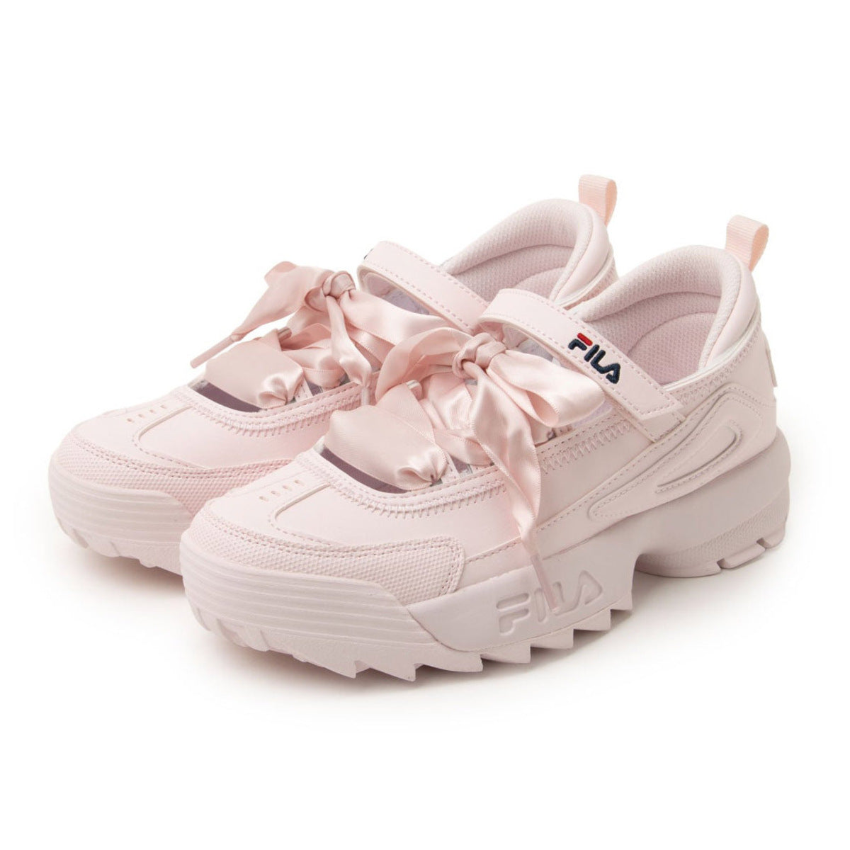 FILA DISRUPTOR BALLET フィラ ディスラプターバレエ FW0101024541【レディース メリージェーン 厚底シューズ ベルクロストラップ プラットフォームソール ボリュームソール 26SS】