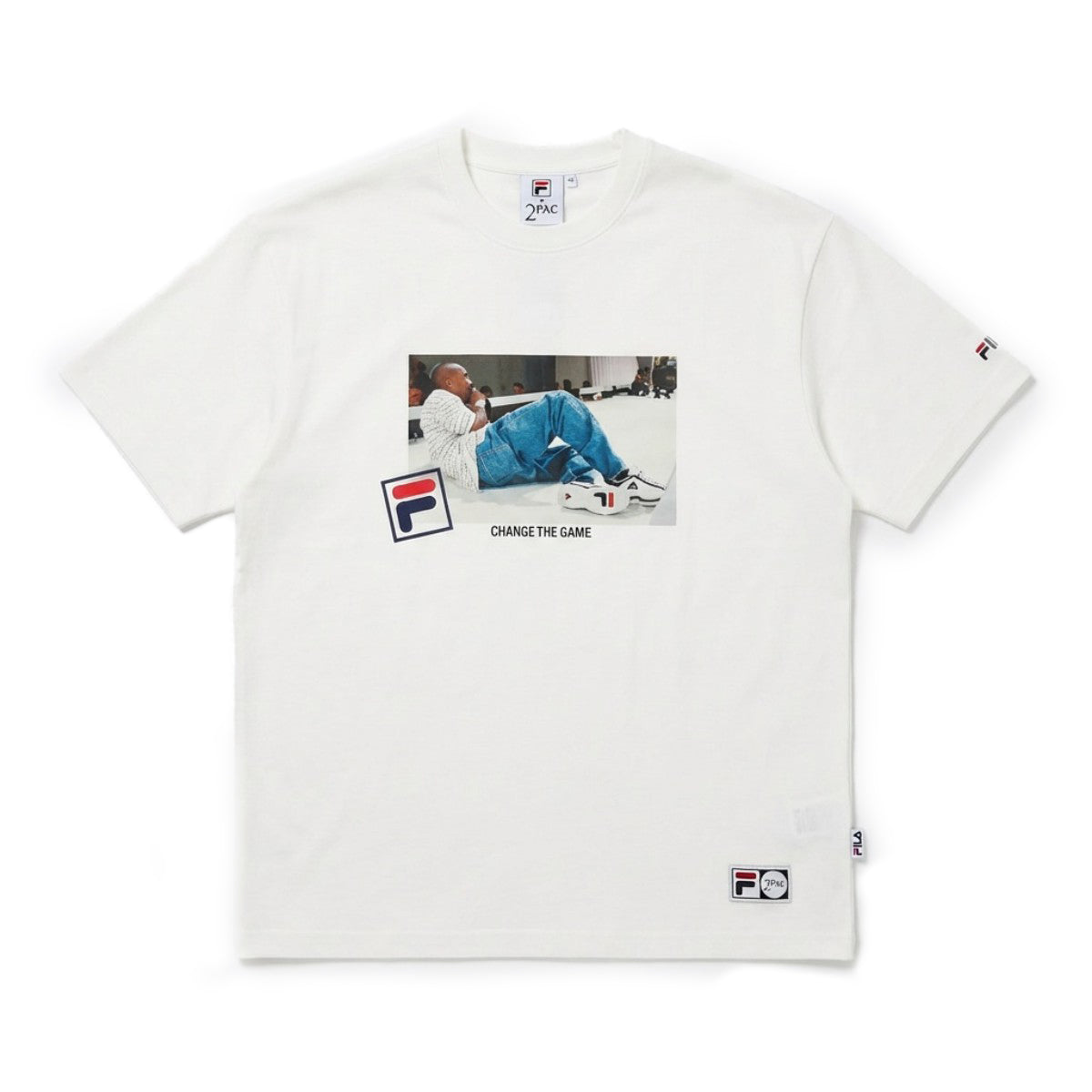 FILA S/S PHOTO TEE01 フィラ ショートスリーブ フォト Tシャツ01 SM6SAU701【メンズ コラボ ストリートカルチャー Tシャツ オーバーサイズ 26SS】