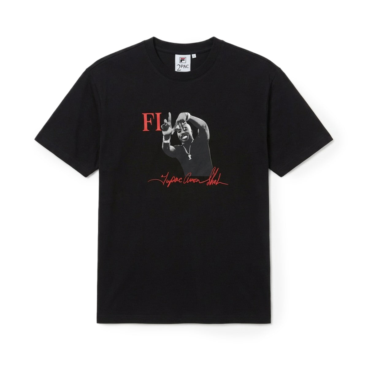 FILA S/S PHOTO TEE02 フィラ ショートスリーブ フォト Tシャツ02 SM6SAU702【メンズ コラボ ストリートカルチャー Tシャツ オーバーサイズ 26SS】
