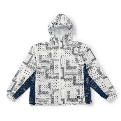 FILA TRACK TOP フィラ トラックトップ SM6SDU705【メンズ コラボ ストリート フーディー ジャケット ペイズリー柄 26SS】