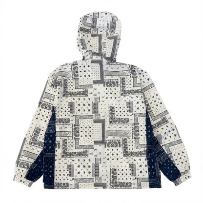 FILA TRACK TOP フィラ トラックトップ SM6SDU705【メンズ コラボ ストリート フーディー ジャケット ペイズリー柄 26SS】