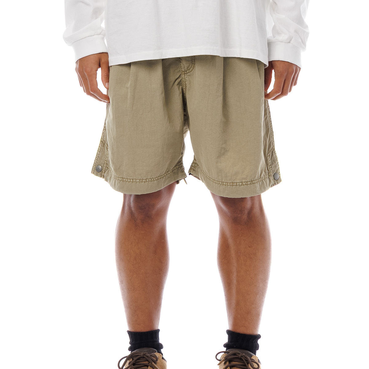 Sandinista Nylon 2Tuck Easy Shorts サンディニスタ ナイロンツータックイージーショーツ 60426PS06-BT【メンズ ナイロンショーツ メンズショーツ イージーショーツ カジュアルパンツ 26SS】