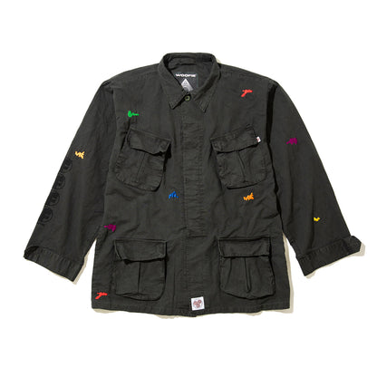 SAYHELLO House Made Army Jacket セイハロー ハウス メイド アーミー ジャケット 26SS-D2-01【メンズ ツイル素材 ピグメント加工 ゆったりシルエット 26SS】