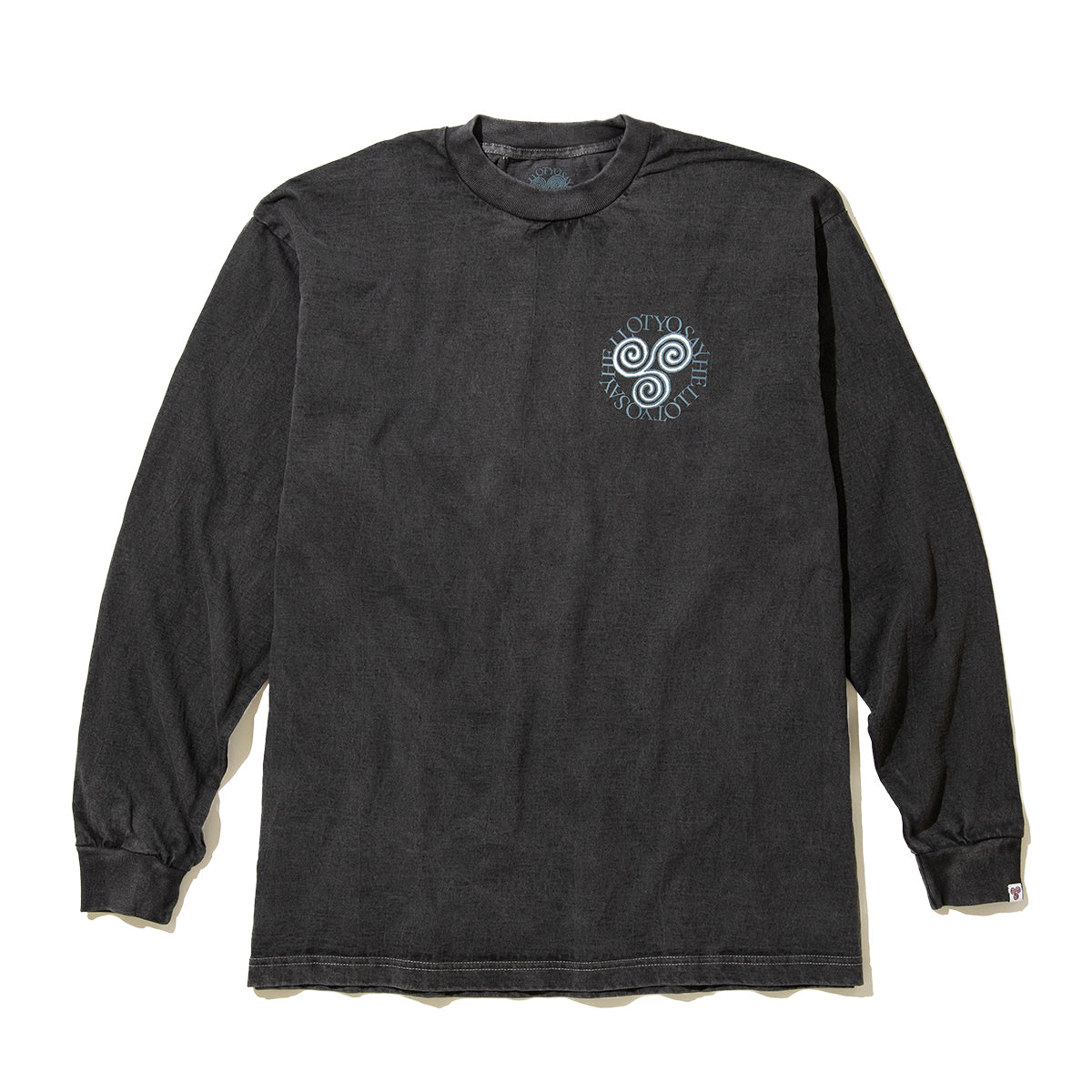 SAYHELLO Pigment Slap Logo L/S Tee セイハロー ピグメント スラップ ロゴ ロングスリーブ ティー 26SS-D2-03【メンズ コラボ コットン素材 ピグメント加工 長袖 26SS】