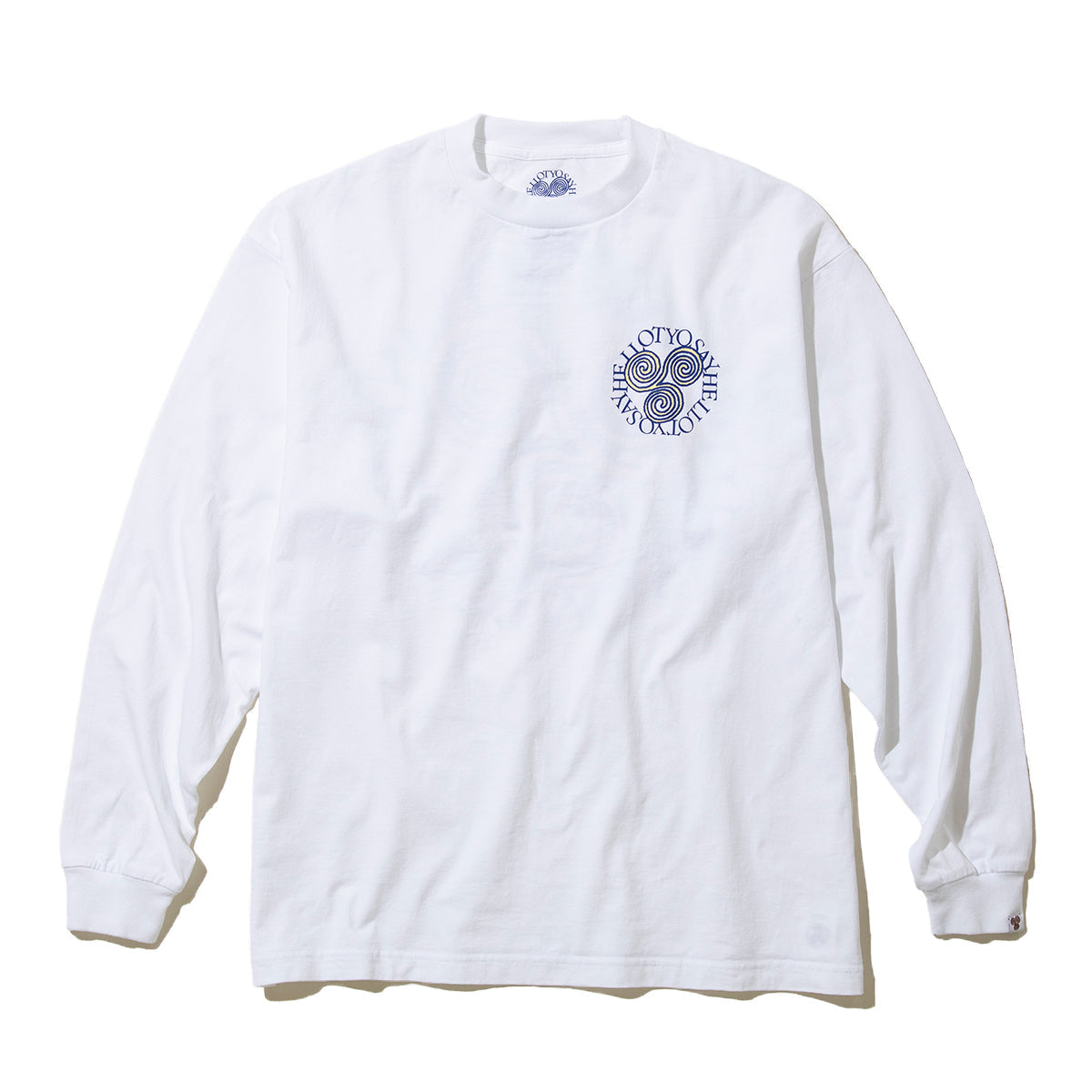 SAYHELLO Pigment Slap Logo L/S Tee セイハロー ピグメント スラップ ロゴ ロングスリーブ ティー 26SS-D2-03【メンズ コラボ コットン素材 ピグメント加工 長袖 26SS】