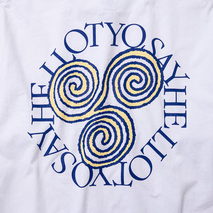 SAYHELLO Pigment Slap Logo L/S Tee セイハロー ピグメント スラップ ロゴ ロングスリーブ ティー 26SS-D2-03【メンズ コラボ コットン素材 ピグメント加工 長袖 26SS】