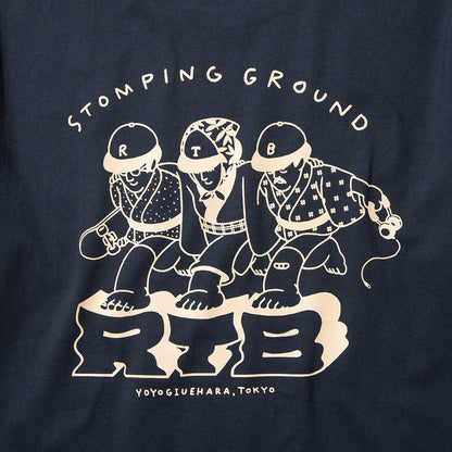 坩堝 STOMPING GROUND T-SHIRTS(RUTSUBO×YU SUDA） RUTSUBO ストンピンググラウンドTシャツ(RUTSUBO×YU SUDA） R26SP-SUDA-TS1【メンズ コラボ 耐久性 コットン素材 26SS】