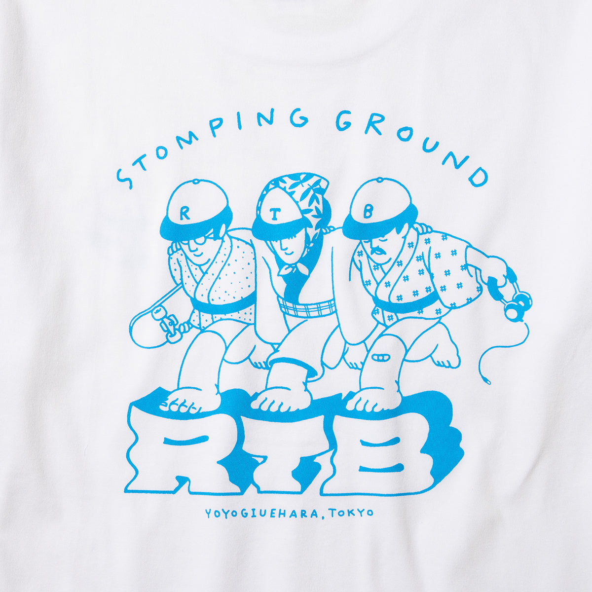 坩堝 STOMPING GROUND T-SHIRTS(RUTSUBO×YU SUDA） RUTSUBO ストンピンググラウンドTシャツ(RUTSUBO×YU SUDA） R26SP-SUDA-TS1【メンズ コラボ 耐久性 コットン素材 26SS】