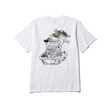 坩堝 BONSAI T-SHIRTS (RUTSUBO×YU SUDA） RUTSUBO ボンサイTシャツ(RUTSUBO×YU SUDA） R26SP-SUDA-TS2【メンズ コラボ ダブルステッチ仕様 コットン素材 26SS】
