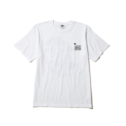 坩堝 BONSAI T-SHIRTS (RUTSUBO×YU SUDA） RUTSUBO ボンサイTシャツ(RUTSUBO×YU SUDA） R26SP-SUDA-TS2【メンズ コラボ ダブルステッチ仕様 コットン素材 26SS】