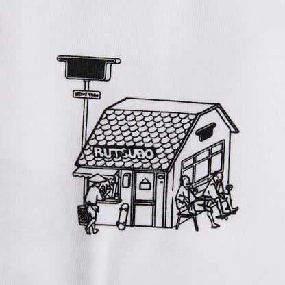 坩堝 BONSAI T-SHIRTS (RUTSUBO×YU SUDA） RUTSUBO ボンサイTシャツ(RUTSUBO×YU SUDA） R26SP-SUDA-TS2【メンズ コラボ ダブルステッチ仕様 コットン素材 26SS】