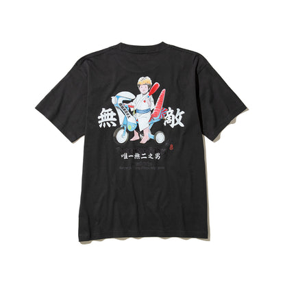 坩堝 無二男（MOONEY MAN）無敵Ver T-SHIRTS (RUTSUBO×YU SUDA） RUTSUBO 無二男（MOONEY MAN）無敵Ver Tシャツ (RUTSUBO×YU SUDA） R26SP-SUDA-TS4【メンズ コラボ ダブルステッチ仕様 コットン素材 26SS】