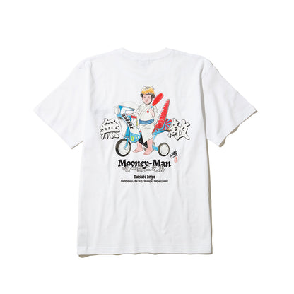 坩堝 無二男（MOONEY MAN）無敵Ver T-SHIRTS (RUTSUBO×YU SUDA） RUTSUBO 無二男（MOONEY MAN）無敵Ver Tシャツ (RUTSUBO×YU SUDA） R26SP-SUDA-TS4【メンズ コラボ ダブルステッチ仕様 コットン素材 26SS】