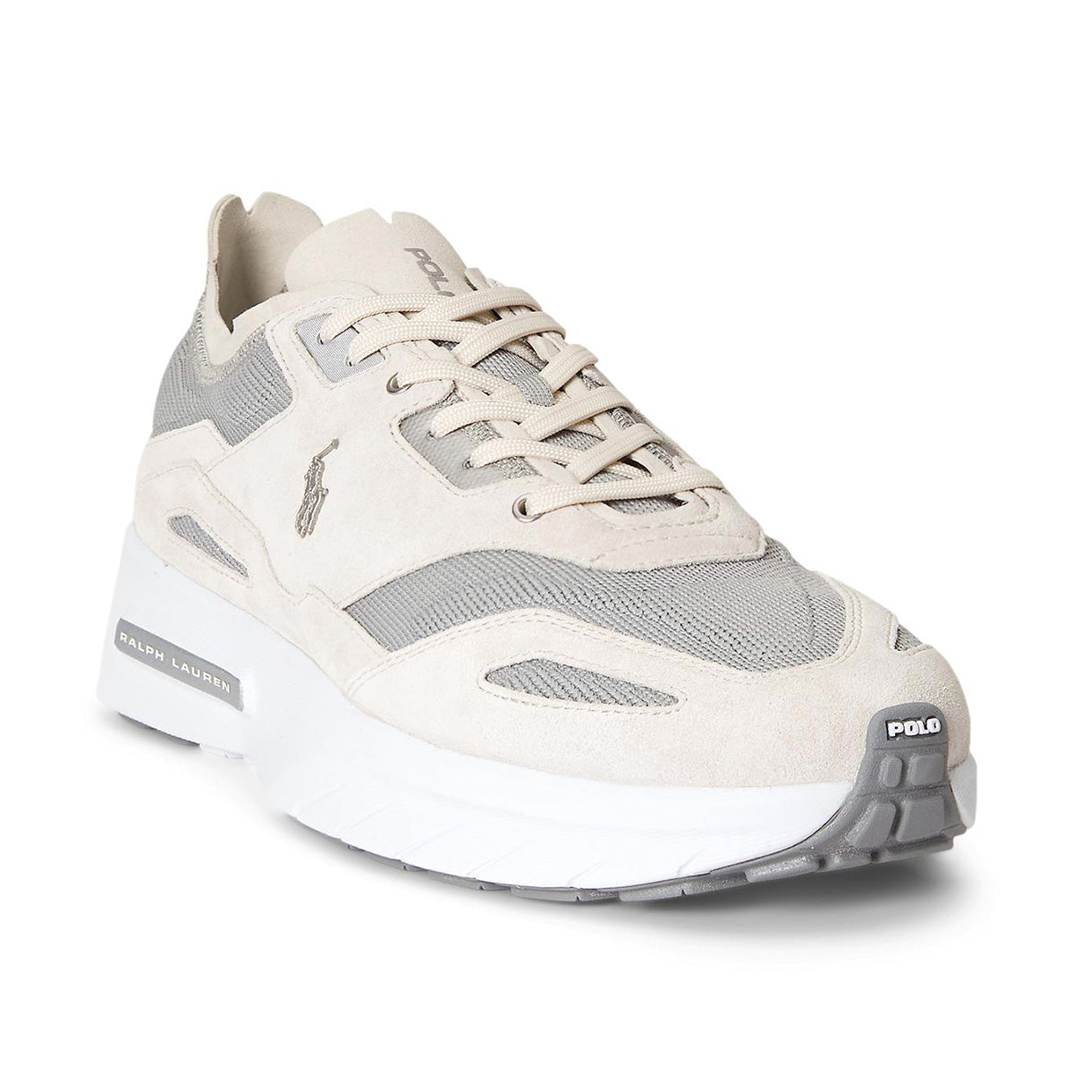 POLO RALPH LAUREN BOERUM KNIT-SNEAKERS ポロ ラルフ ローレン ボーラム ニット スニーカーズ MAPSFTW0CT20859020【メンズ スウェード メッシュアッパー クッション性 26SS】