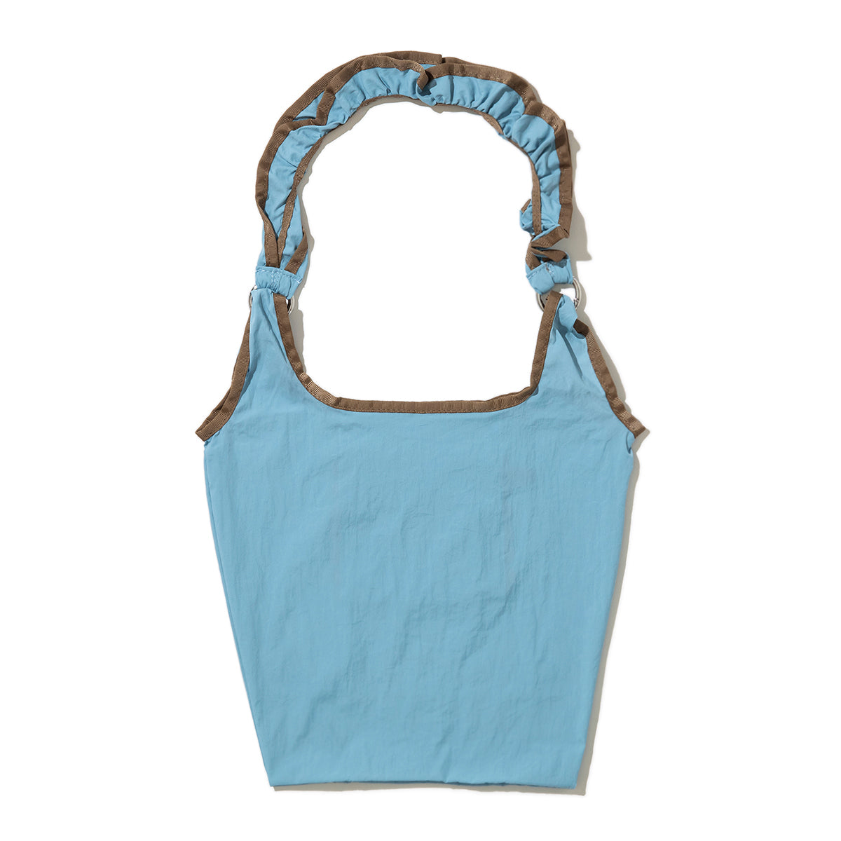 Casselini Frill Eco Bag キャセリーニ フリルエコバッグ 255-110503【レディース ナイロン素材 カラビナ付き 26SS】