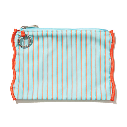 Casselini Stripe Pouch Set キャセリーニ ストライプポーチセット 255-110601【レディース ストライプ カラビナ付き 26SS】