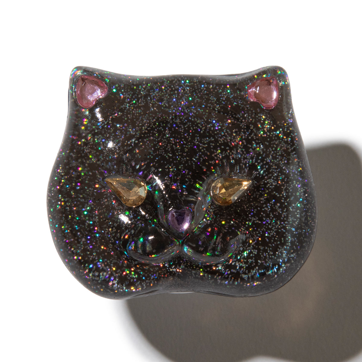 Casselini CAT Smartphone Grip キャセリーニ CATスマホグリップ 255-110801【レディース 猫モチーフ ラメ入り 26SS】