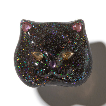 Casselini CAT Smartphone Grip キャセリーニ CATスマホグリップ 255-110801【レディース 猫モチーフ ラメ入り 26SS】