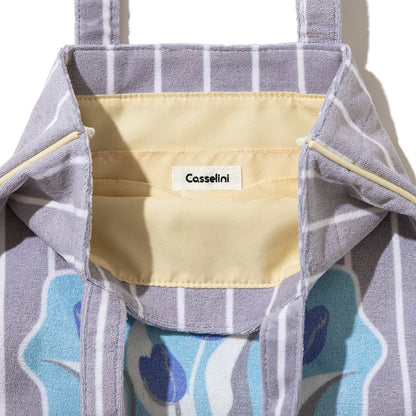 Casselini Pile Tulip Tote キャセリーニ パイルチューリップトート 259-600511【レディース フラワーモチーフ A4サイズ 26SS】