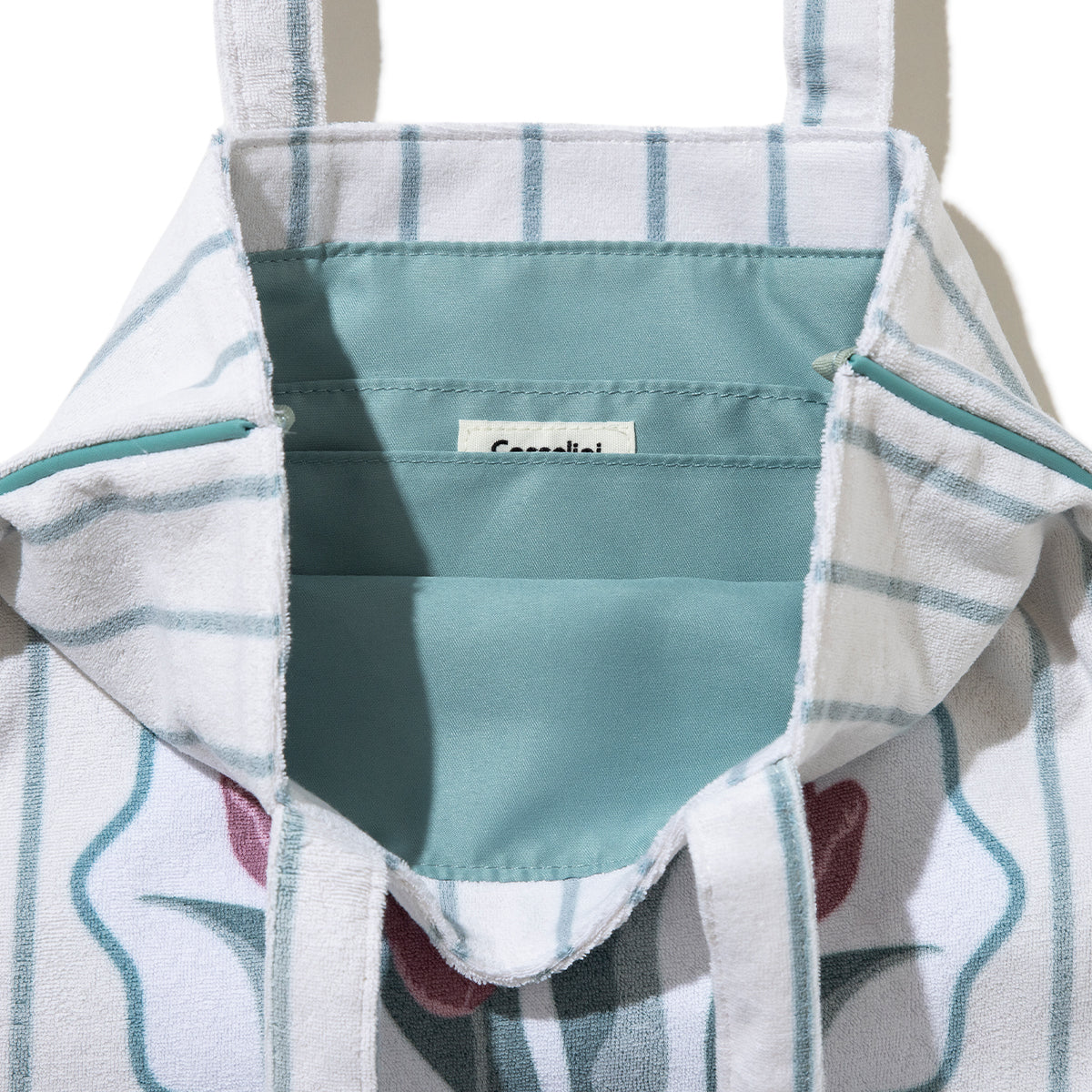 Casselini Pile Tulip Tote キャセリーニ パイルチューリップトート 259-600511【レディース フラワーモチーフ A4サイズ 26SS】