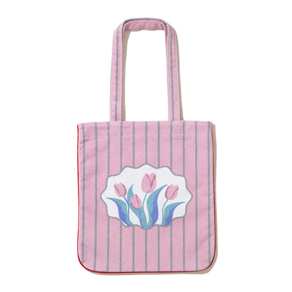 Casselini Pile Tulip Tote キャセリーニ パイルチューリップトート 259-600511【レディース フラワーモチーフ A4サイズ 26SS】