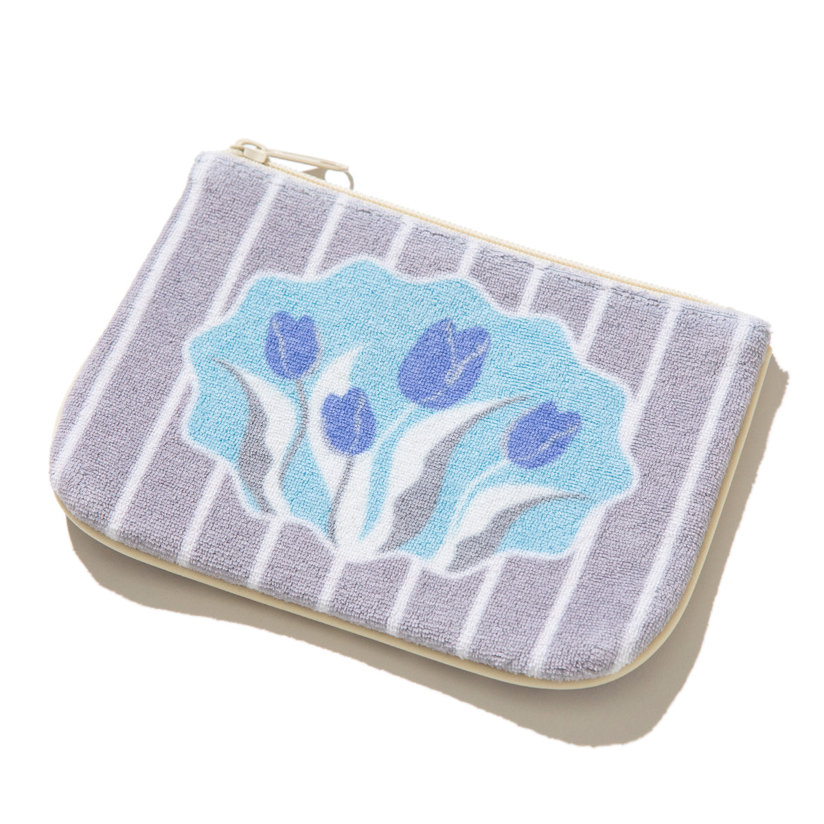 Casselini Pile Tulip Pouch キャセリーニ パイルチューリップポーチ 259-600604【レディース フラワーモチーフ 内ポケット 26SS】