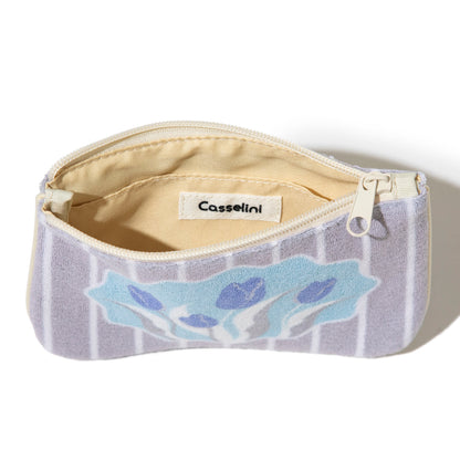 Casselini Pile Tulip Pouch キャセリーニ パイルチューリップポーチ 259-600604【レディース フラワーモチーフ 内ポケット 26SS】