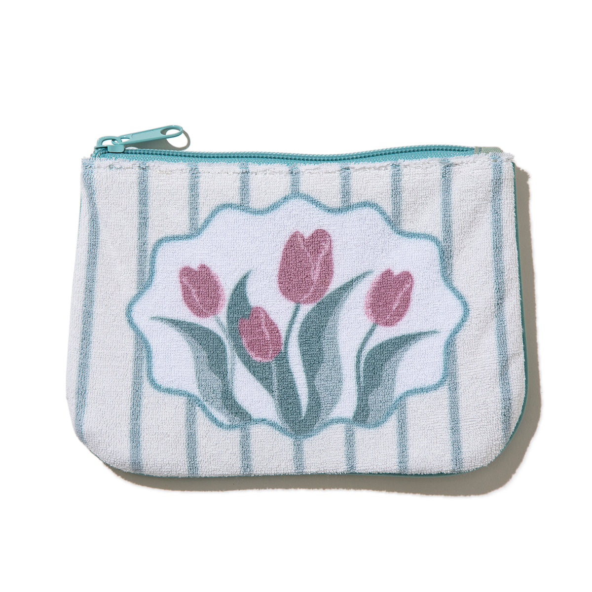 Casselini Pile Tulip Pouch キャセリーニ パイルチューリップポーチ 259-600604【レディース フラワーモチーフ 内ポケット 26SS】