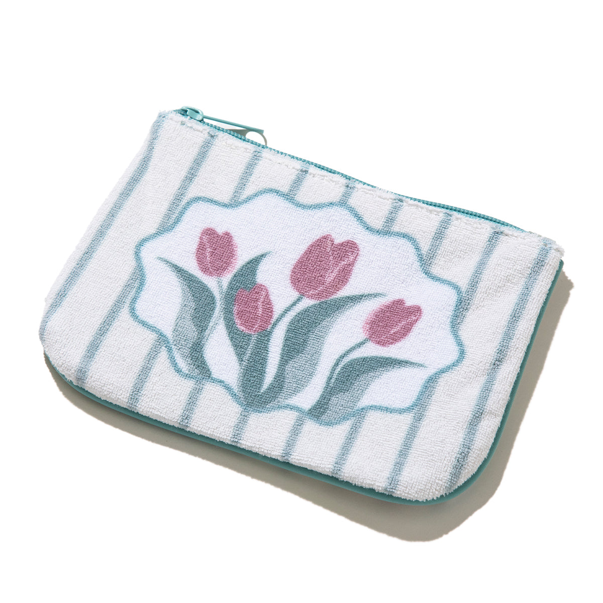 Casselini Pile Tulip Pouch キャセリーニ パイルチューリップポーチ 259-600604【レディース フラワーモチーフ 内ポケット 26SS】