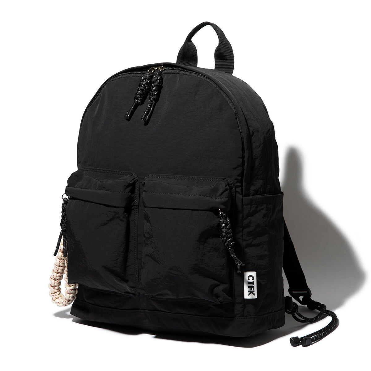 CONTROL FREAK Nylon cord backpack コントロールフリーク ナイロンコードリュック 252-120513-BLK【レディース 撥水 大容量 26SS】