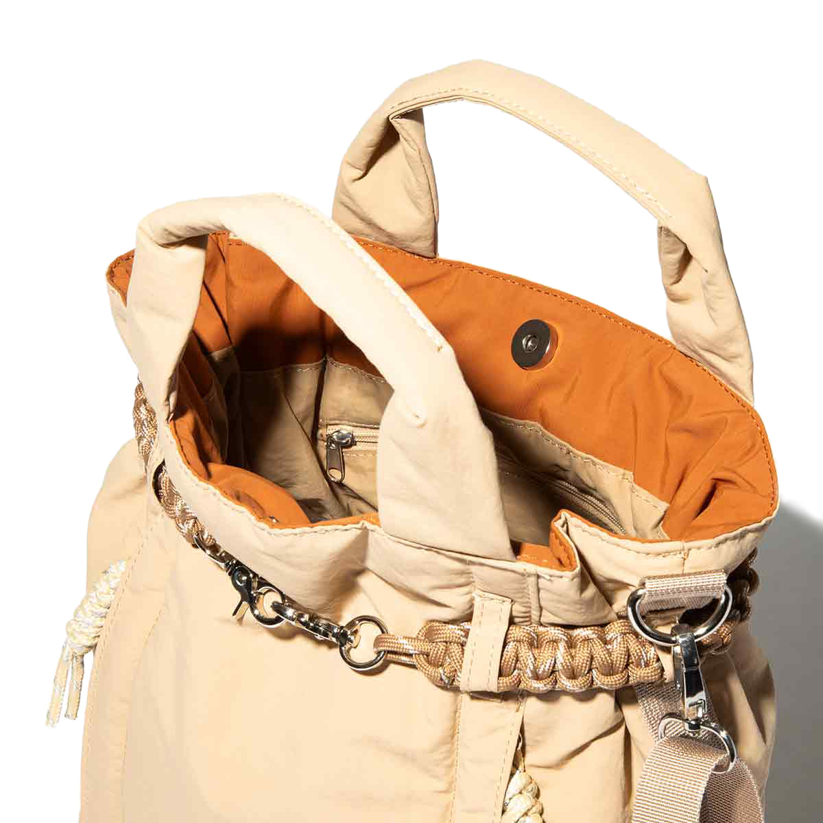 CONTROL FREAK Nylon Cord Belt Tote コントロールフリーク ナイロンコードベルトトート 252-120514【レディース 撥水 マルチWAY 26SS】