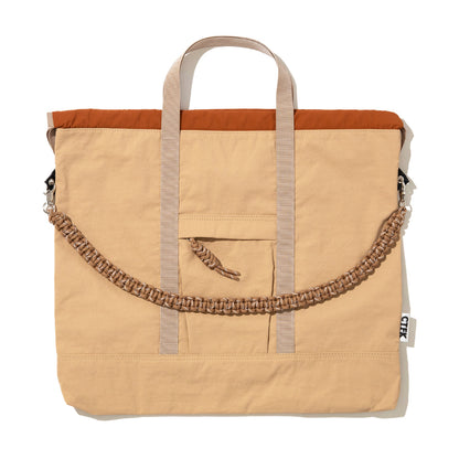 CONTROL FREAK Nylon 3-Way Square Tote コントロールフリーク ナイロン3WAYスクエアトート 254-120526【レディース 撥水 3WAY 26SS】