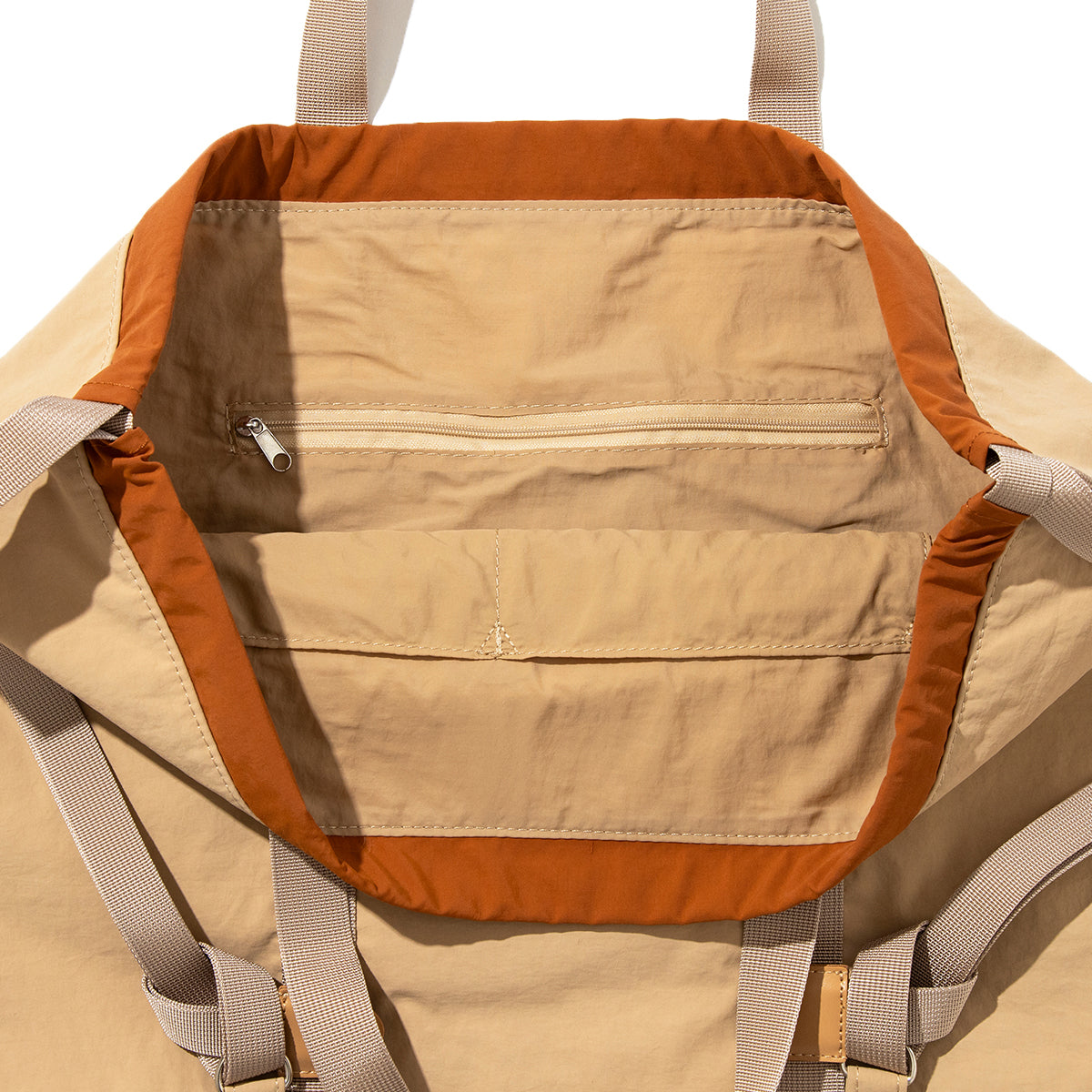 CONTROL FREAK Nylon 3-Way Square Tote コントロールフリーク ナイロン3WAYスクエアトート 254-120526【レディース 撥水 3WAY 26SS】