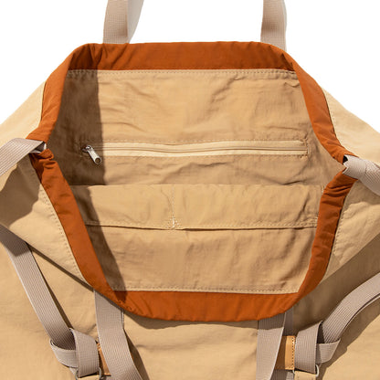 CONTROL FREAK Nylon 3-Way Square Tote コントロールフリーク ナイロン3WAYスクエアトート 254-120526【レディース 撥水 3WAY 26SS】