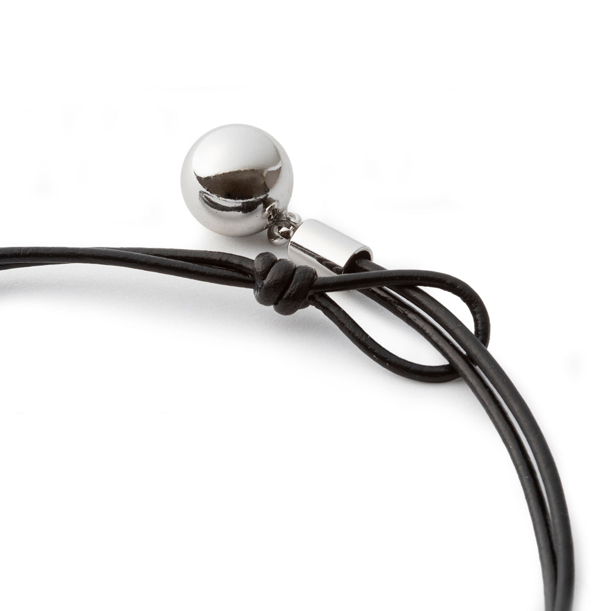 LAPUIS Pearl leather choker ラピュイ パール レザー チョーカー 255-220101【レディース 日本製 26SS】