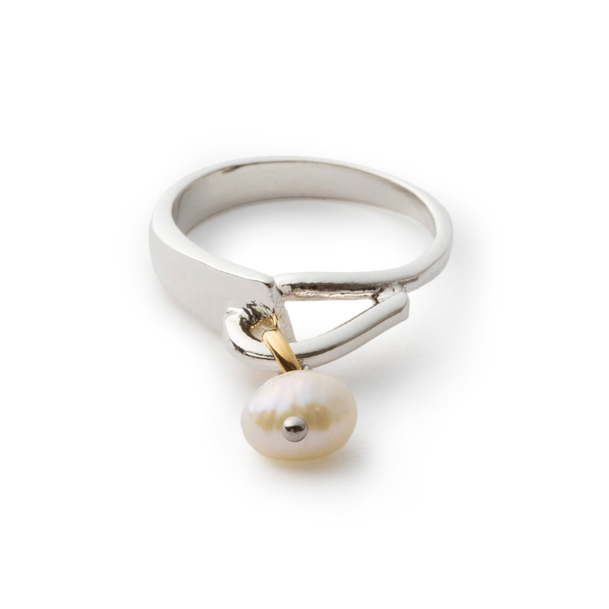 LAPUIS Pearl hook ring ラピュイ パール フック リング 255-220102【レディース 日本製 26SS】