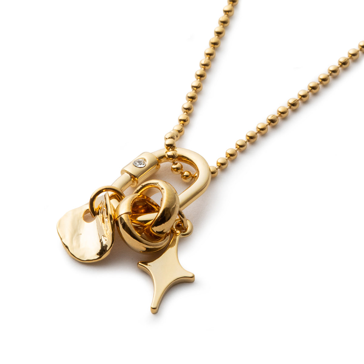 LAPUIS Sammy charm necklace ラピュイ サミー チャーム ネックレス 255-220111-GLD【レディース 日本製 26SS】