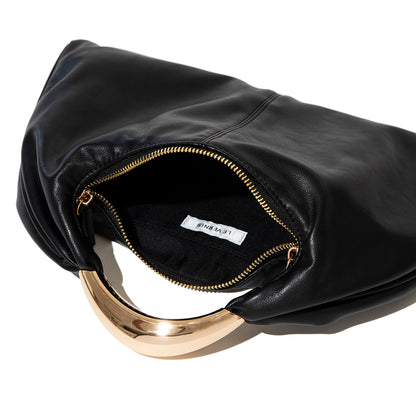 LE VERNIS Sculpture triangle bag S ル・ベルニ スカルプチャー トライアングル バッグ S 252-210506【レディース 内側ポケット ジッパー仕様 26SS】