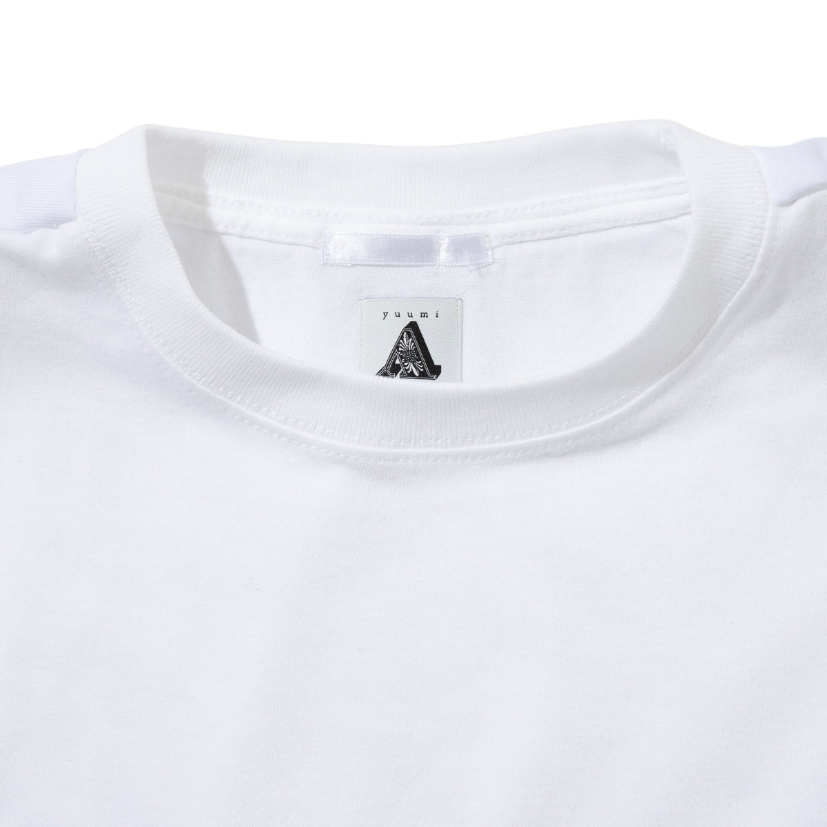 YuumiARIA EMBROIDERY FRILL T-SHIRT ユウミアリア エンブロイダリー フリル Tシャツ 261-AC026【レディース 刺繍Tシャツ バックデザイン 半袖Tシャツ デザインTシャツ 26SS】