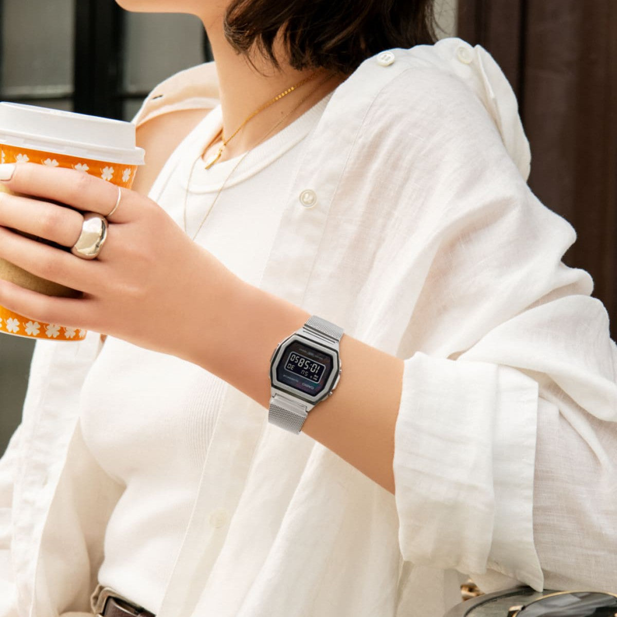 CASIO A1000M-1BJF カシオ A1000M-1BJF A1000M-1BJF【メンズ メタル素材 デジタル時計 防水 26SS】