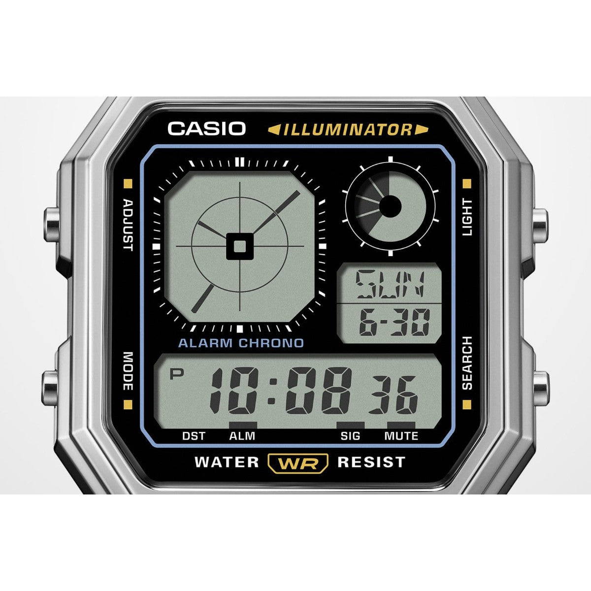 CASIO A130WE-1AJF カシオ A130WE-1AJF A130WE-1AJF【メンズ メタル素材 デジタル時計 防水 26SS】